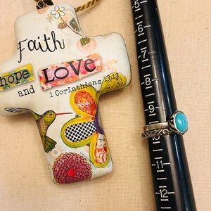 Sterling silver set of two rings